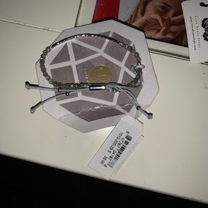 silver adjustable bracelet